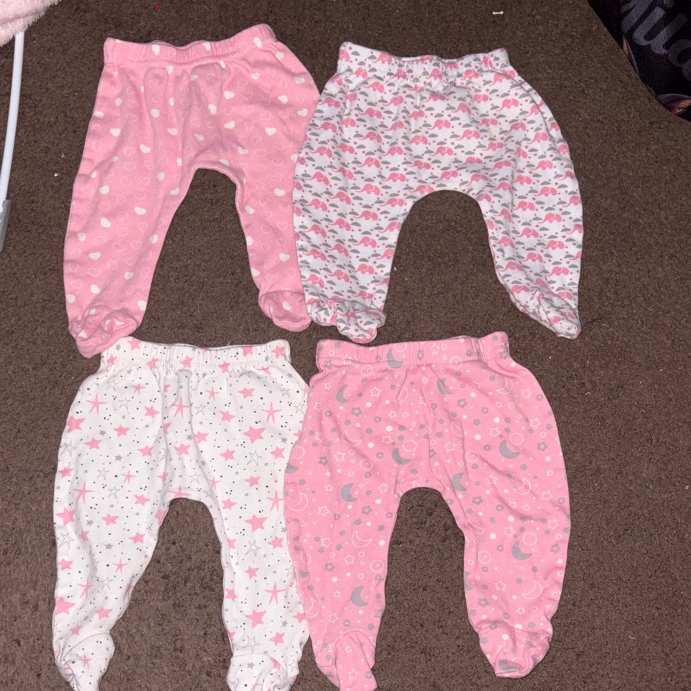 Baby Footed Pants..pack of 4